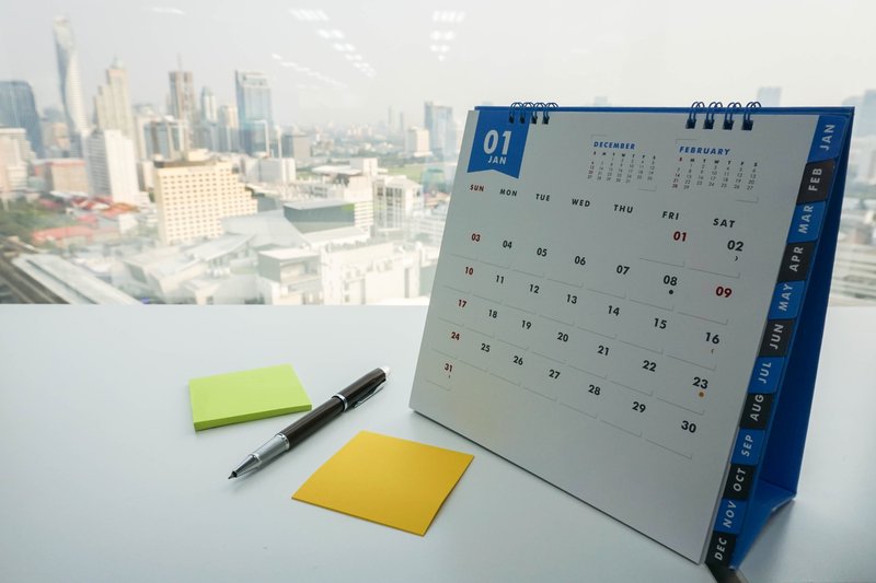 Calendario personalizado de escritorio ideal para publicidad en CDMX.